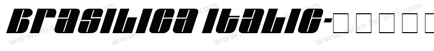 Brasilica Italic字体转换